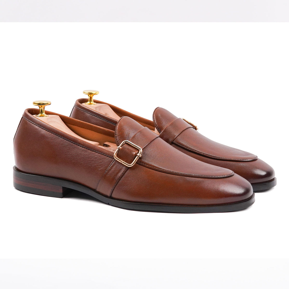 Peni Loafer Side Buckle - Tan