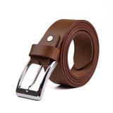 Rome Original Plain Leather Belt - Black |  Tan |  Burgundy