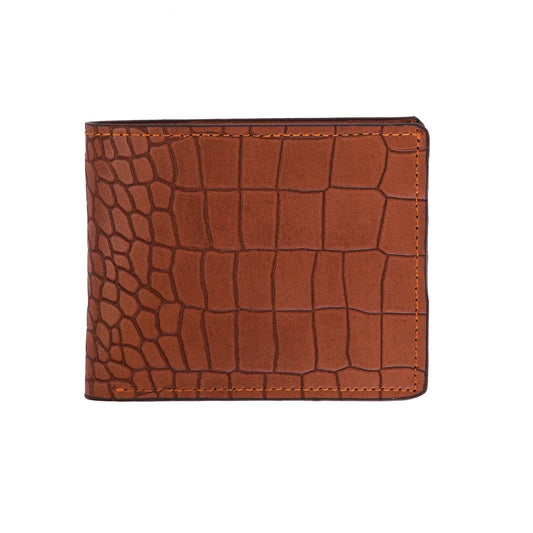 Euro Crocodile Wallet- Black | Brown | Mustard