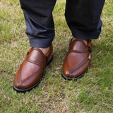 Classic Norozi - Tan | Genuine Cow Leather Chappal