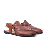 Classic Norozi - Tan | Genuine Cow Leather Chappal