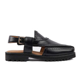 Paris Norozi - Black | Genuine Cow Leather Chappal