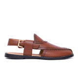 Classic Norozi - Tan | Genuine Cow Leather Chappal