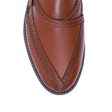 Classic Norozi - Tan | Genuine Cow Leather Chappal